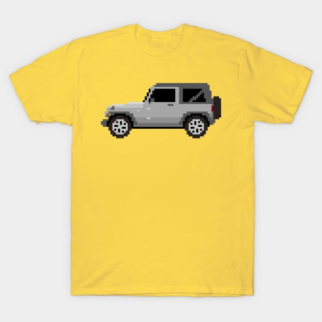 Jeep Wrangler Pixelart T-Shirt by retsbor10@comcast.net